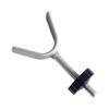 2 Pieces Y Shaped Spindle Rod Gate Banister Adapters for Pressure Mounted Baby Gates with Rubber Padded Ends