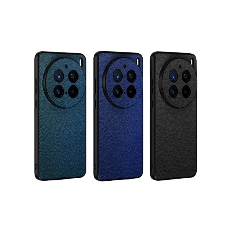 Applicable To Vivox200pro Mobile Phone Case Business Lychee Pattern X200 Anti-fall 100 Full-inclusive Men and Women Leather Case