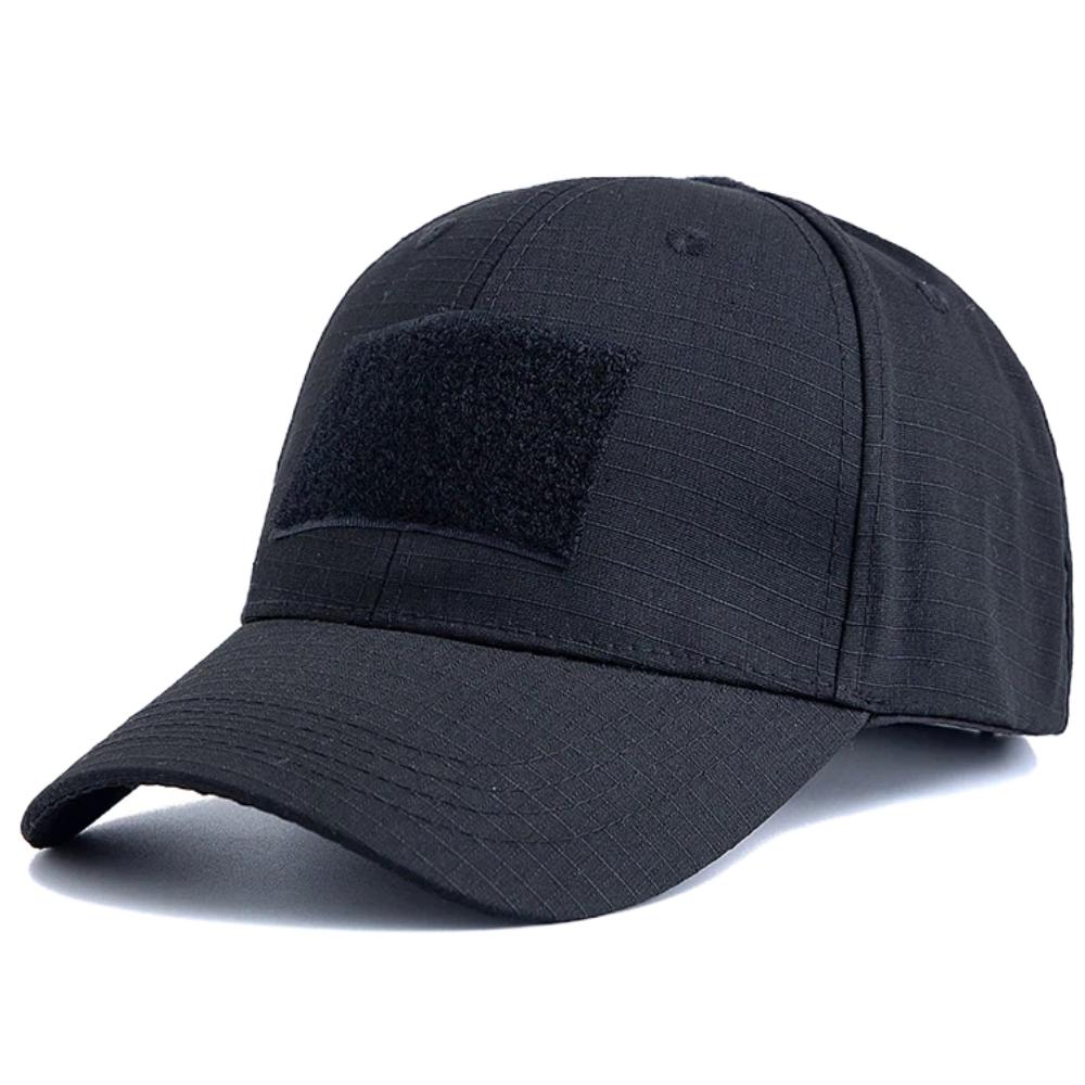 Men's Camouflage Tactical Baseball Cap With 3 Velcro Patches Military Camouflage Hat Cap For Outdoor Jugle Fishing Hiking Caps