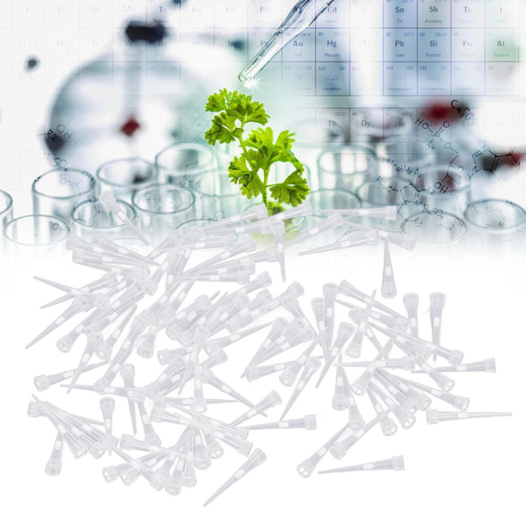 Pipette Tip PP Plastic Transparent  Liquid Pipette Filter Tip for Laboratory