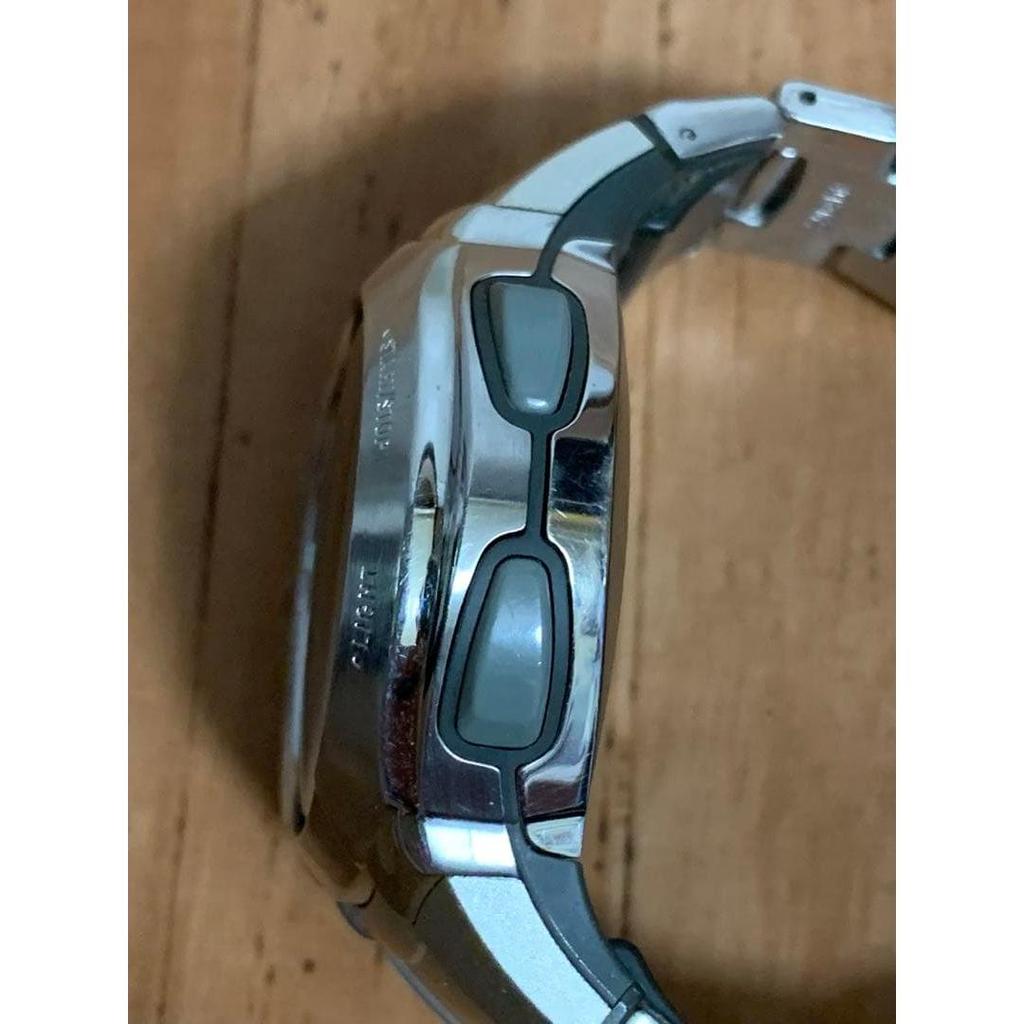 Used CASIO WVA-500 Radio Controlled Solar Analog-Digital Watch Men's Chronograph