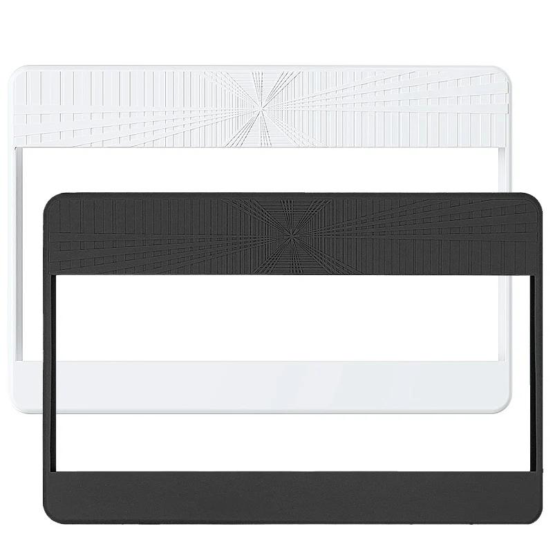 For Tesla Model Y Juniper 2025 Center Console GPS Screen Frame Protector Cover New Model 3 Highland 2024 Plaid Decor Accessories