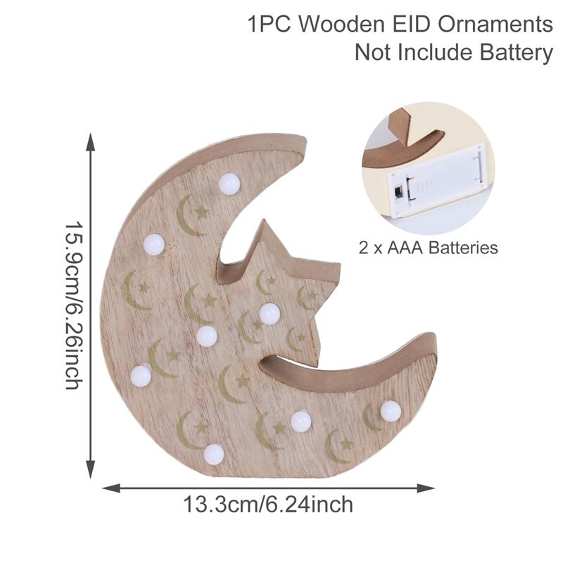 EID Mubarak Light Pendant Ramadan Decorations For Home Islamic Muslim Party Decor EID Mubarak Gift Abaya AL Adha Kareem