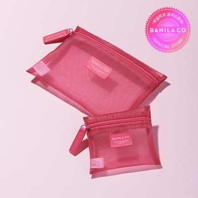 MESH POUCH - MAGENTA