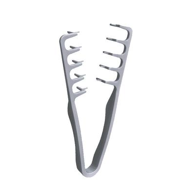 Pettine Styling Capelli Volumizzante a Denti Larghi Uomo Radici Soffici Pettini Parrucchiere Ricci Naturali Permanente Capelli Accessori Cura Nero 1 Pezzo