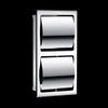 Stainless Steel Double Roll Toilet Paper Holder