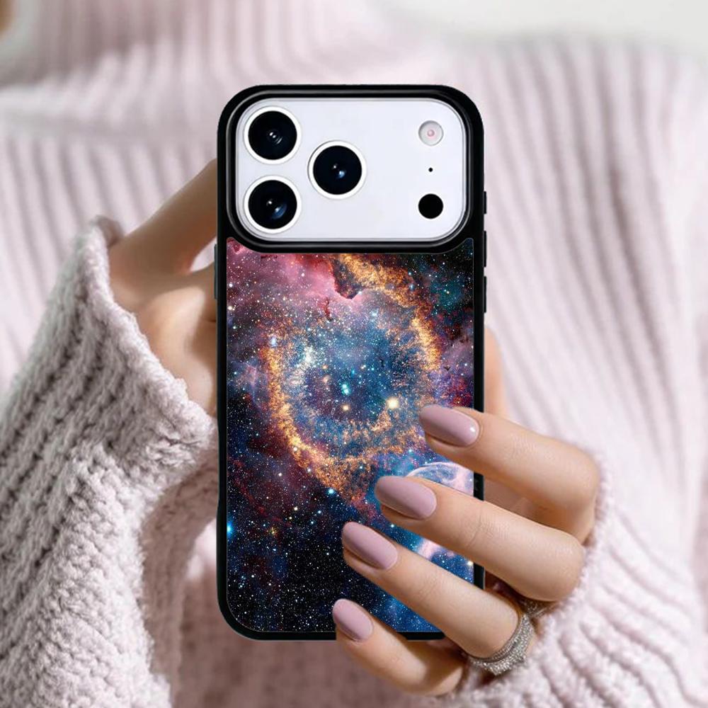 Outer Space Phone Case For Apple iPhone 17 Air 16E 15 14 Plus 13 12 11 Pro Max Mini Funda Cover