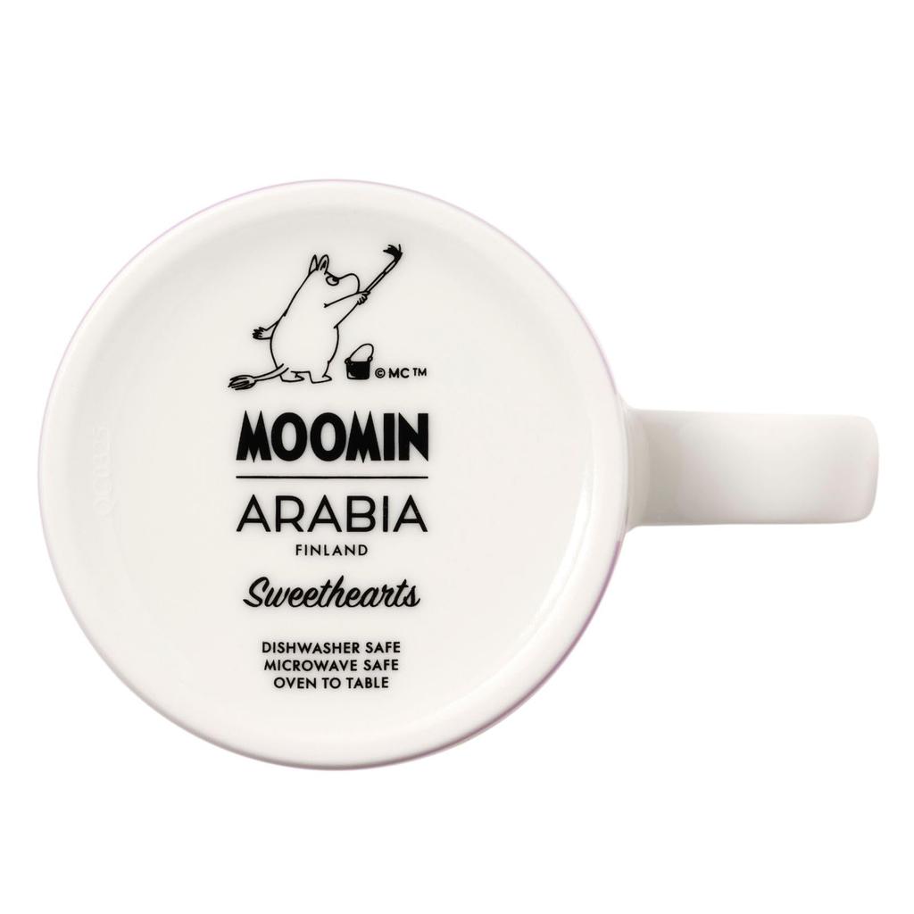 Moomin Arabia Classic Purple 280ml Capacity [Official Import] Mug, Sweethearts, & Pink, Approx.