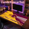 Brisbane Broncos Personalisierbares Namens-Text-Mauspad, Große Schreibtisch-Mausmatte, Personalisierte Home-Office-Geschenkidee
