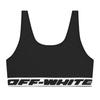 Off White Girls Lettering Bikini Top