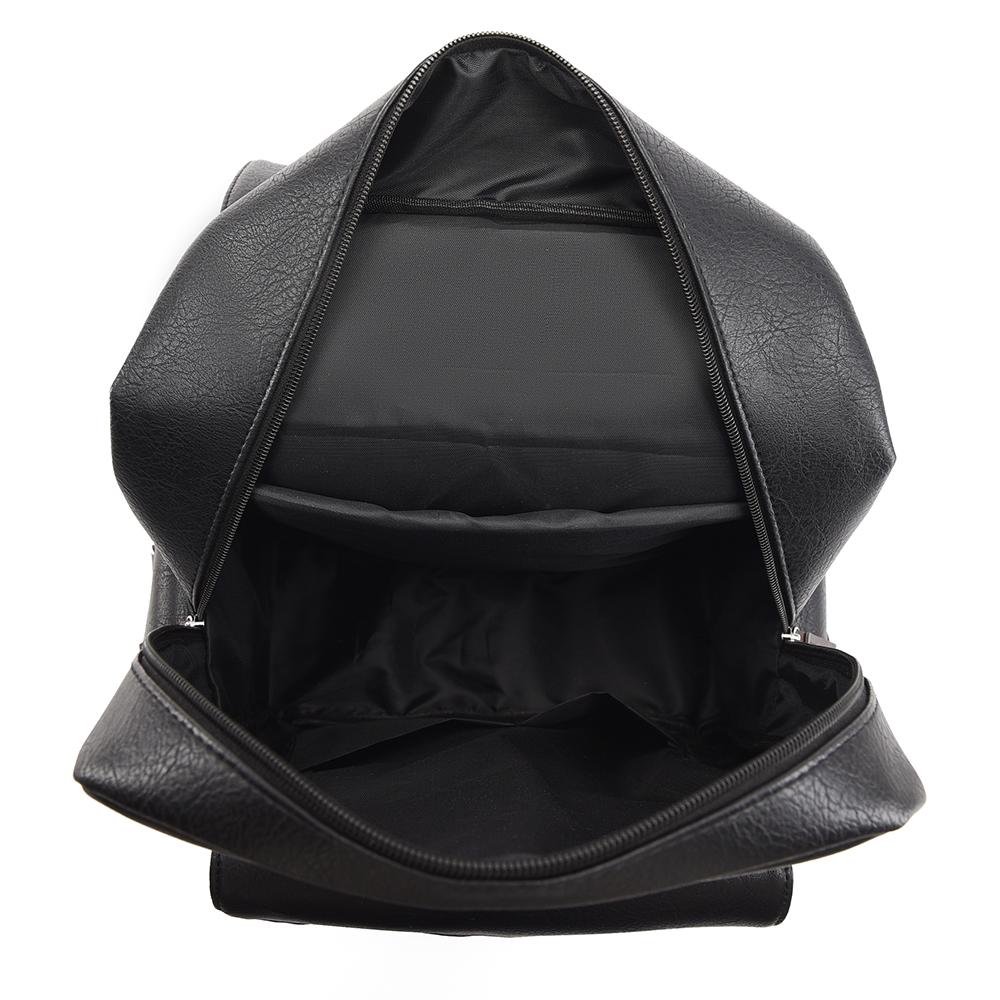 Large Capacity Men's Backpack Multi-Function PU Backpack Travel Computer Bag Women Backpack