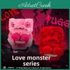 Fuggler Monster Heart Plush Toy With Soft Fiber Filling For Valentines Day Gift