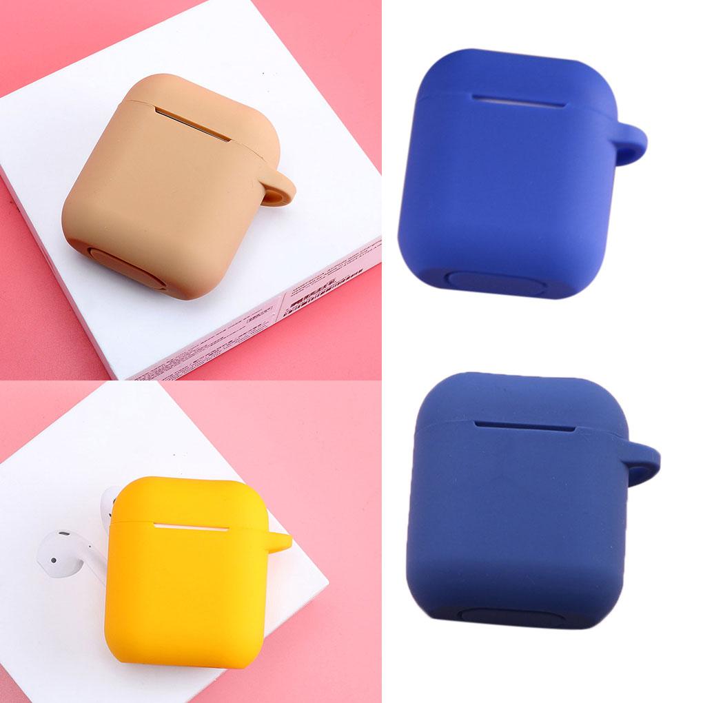 Earbuds Protective Skin Earphone Cover Silicone Case Anti Lost Hook For