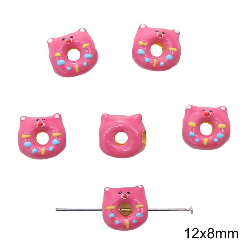 

1 шт./пакет сплав капающие пончики бусины DIY браслет ожерелье серьги ювелирные изделия аксессуары 12mm 1pc/bag