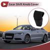 Partuto Gear Shift Knob PU Safety Measures Cover, Black, 1pc, Polyester, Anti-Slip, Dustproof, Waterproof,