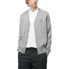 LACOSTE Sweaters Men's Gray V-neck Moderate Cardigan AH5665-YRD