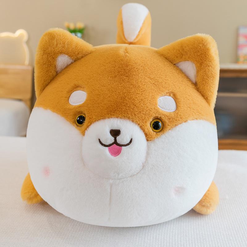 Charming Shiba Lovable Inu Plush Pillow Large Corgi Dog Toy Perfect Birthday Present