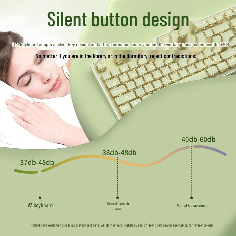 Qianxingzhe V3 Wireless Gaming & Office Keyboard Mouse Combo