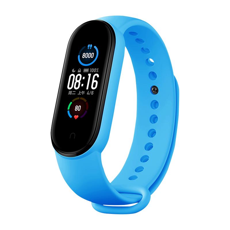 Pulseira para mi band 6 cinta esporte silicone miband4 miband 5 pulso correa substituição pulseira para xiaomi mi banda 4 6 3 5 cinta