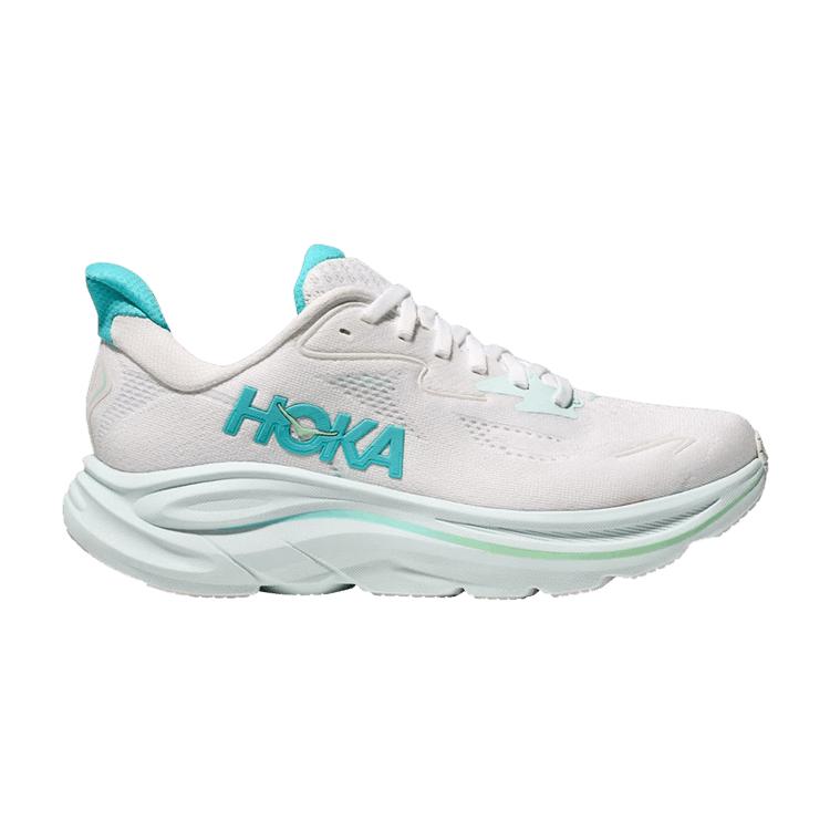 

HOKA Clifton 10 White Cielo Blue Women Sneakers 1162031-WTCL 37