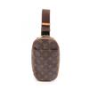 Used Pochette Gange Waist Bag Body Bag M51870 Monogram PVC Coated Canvas Leather Brown Used Unisex