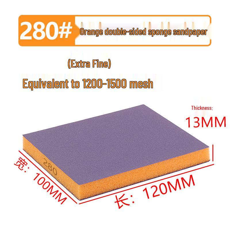 High-Density Sanding & Polishing Sponge for Wood, Metal & Walls