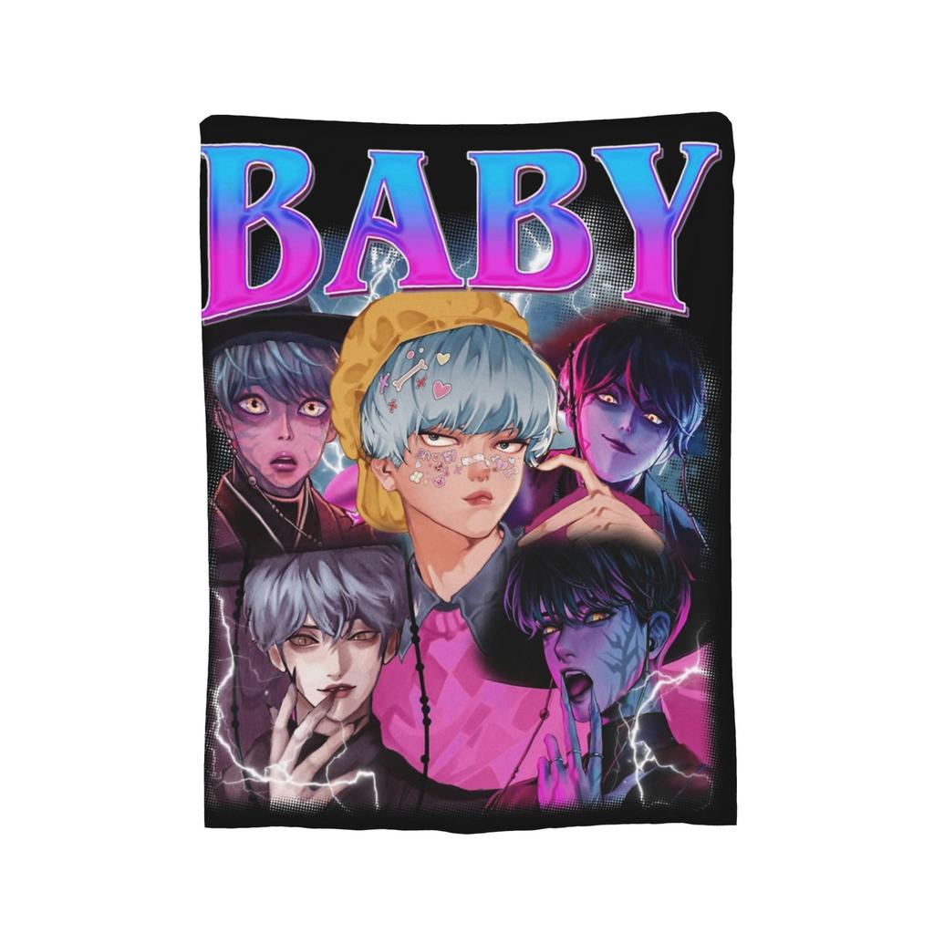 Jinu K-Kpop D-Demon H-Hunters Blanket Cover  Flannel Throw Blankets Summer Air Conditioning Portable Soft Warm Bedsprea,