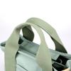 Compact Mille-Feuille Zippered Canvas Tote – Niche Single Shoulder Handbag