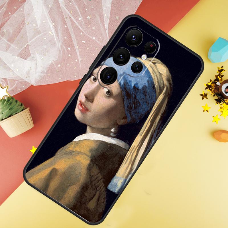 

Johannes Vermeer Phone Case For Samsung Galaxy S25 FE S23 S21 S20 S22 S24 S26 Ultra S10 S26 Plus Cover Coque Galaxy S21Ultra