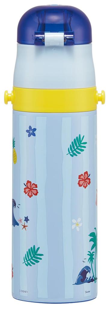 Skater Water Disney Lilo Stitch Size for Boys and Stainless Sports Water Children's Bottle, 470ml, & Design, 26, Girls, Insulated, Steel, Lightweight,