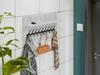 Wieszak Na Ubrania Loft 70 Cm - Czarny + Beton Jasny, Solidny I Stylowy