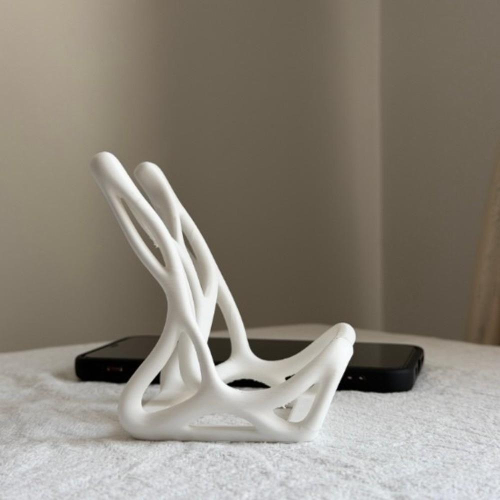 Hollow Streamlined Skeleton Bone Phone Stand Hands-free Viewing Phone Holder Figurine  Home Decor