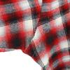 Game and Lake 50s 60s Open collar Vintage box silhouette Ombre Check Pattern Long sleeve Flannel shirt Men's Used