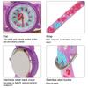 Children Cartoon Wrist Watch PVC Strap Waterproof Quartz Watch for Boys GirlsPurple