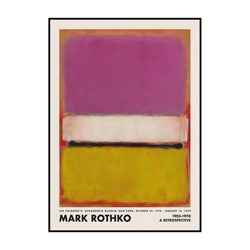 Vintage Abstract Classic Canvas Poster Retro Extreme Art Canvas Painting Print Wall Art Picture for Living Room Home Decoration