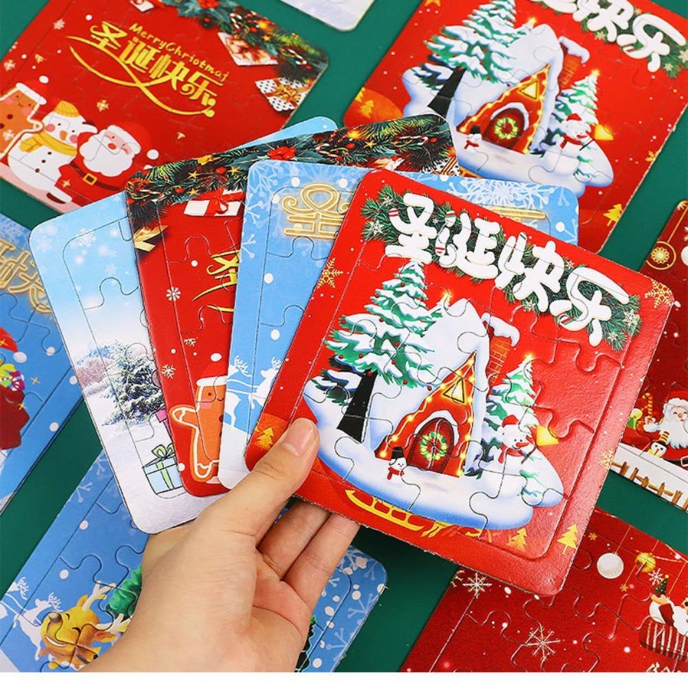 Christmas Christmas Puzzle Toys Santa Claus Cartoon Jigsaw Puzzles  Christmas Gifts