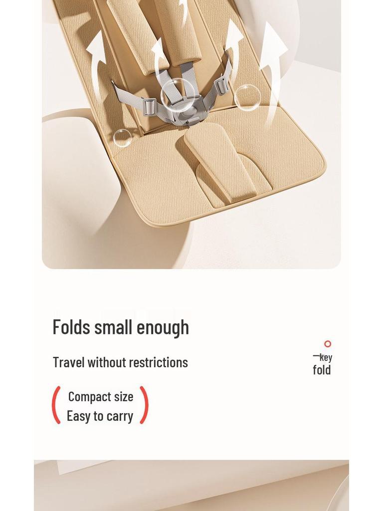 Lightweight & Portable Baby Stroller: Reclining, Four-Wheel for Ages 0-5