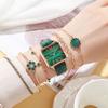 Surprise blind box Japanese girl style dial inlaid diamond leather strap ladies watch jewelry set random style