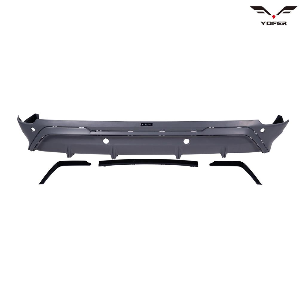 Compatible with Li Auto L9: YOFER body kit including front bumper, side skirts, rear wing, rear lip, rear bumper, corner protectors, front splitter.