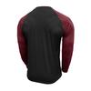 T-shirt casual da uomo a maniche lunghe raglan, vestibilità larga