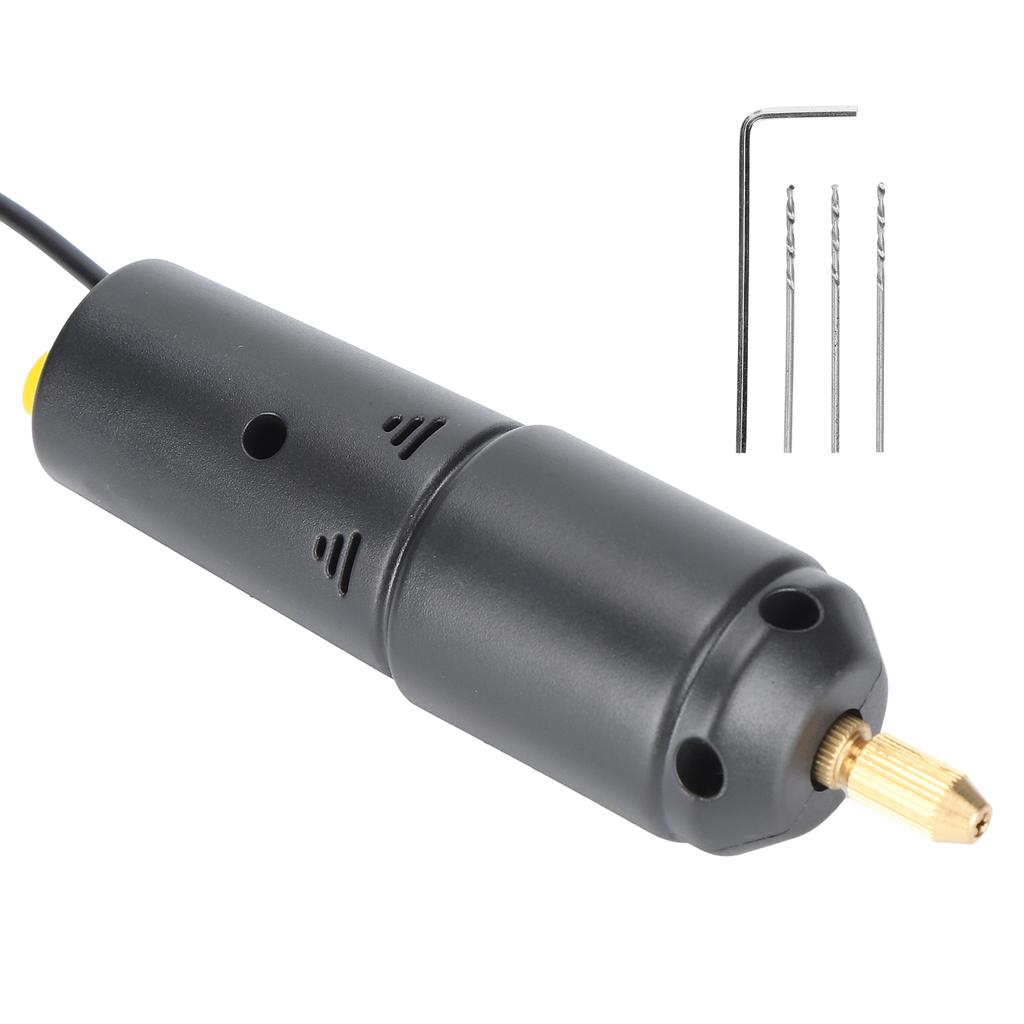 USB Elektrischer Handbohrer DIY Lochbohren Schnitzen Gravierwerkzeug für Schmuck Handwerk Herstellung