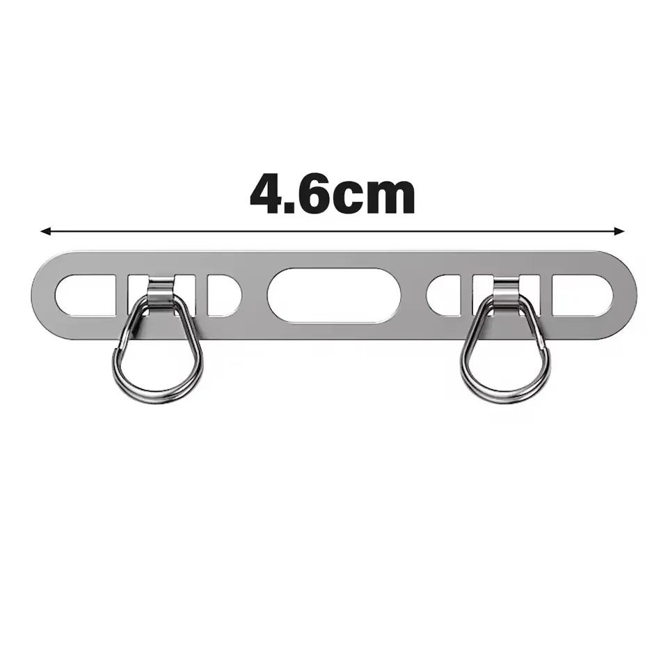 Xiaomi 4/1PCS Luxury Stainless Steel Mobile Phone Lanyard Patch Gasket Upgrated Metal 0.4mm Thin CellPhone Tether Tab Safety Connecter