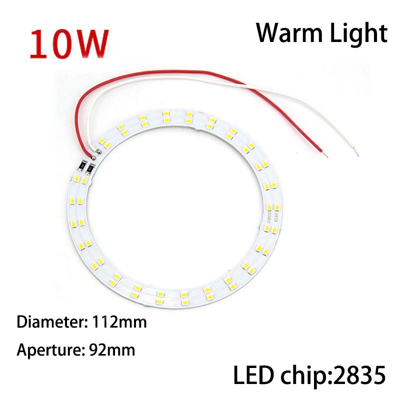 3pcs 5V 3W 5w 10w 30w LED Chip Bead Yellow Warm White Lamp Night Lights Wire Board Bulb Round Transformation Source 32MM 50mm 14mm