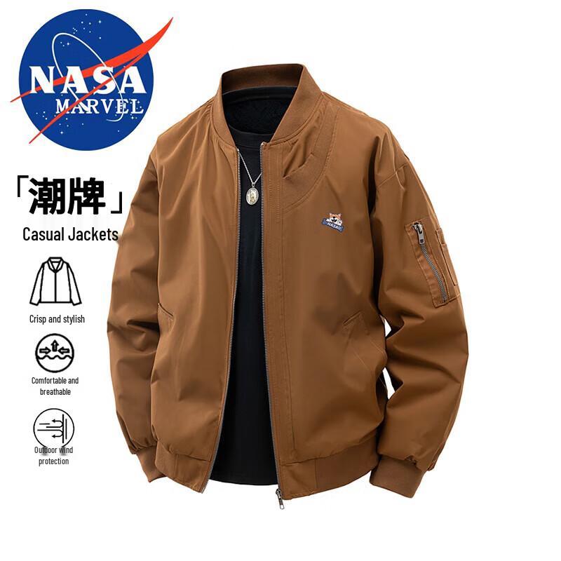

Чоловіча польотна куртка NASA MARVEL зі стійкою 2XL