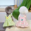 Skin-friendly Dog Summer Dress Breathable Pet Dress Pet Clothes Puppy Skirt For Small Medium Dogs