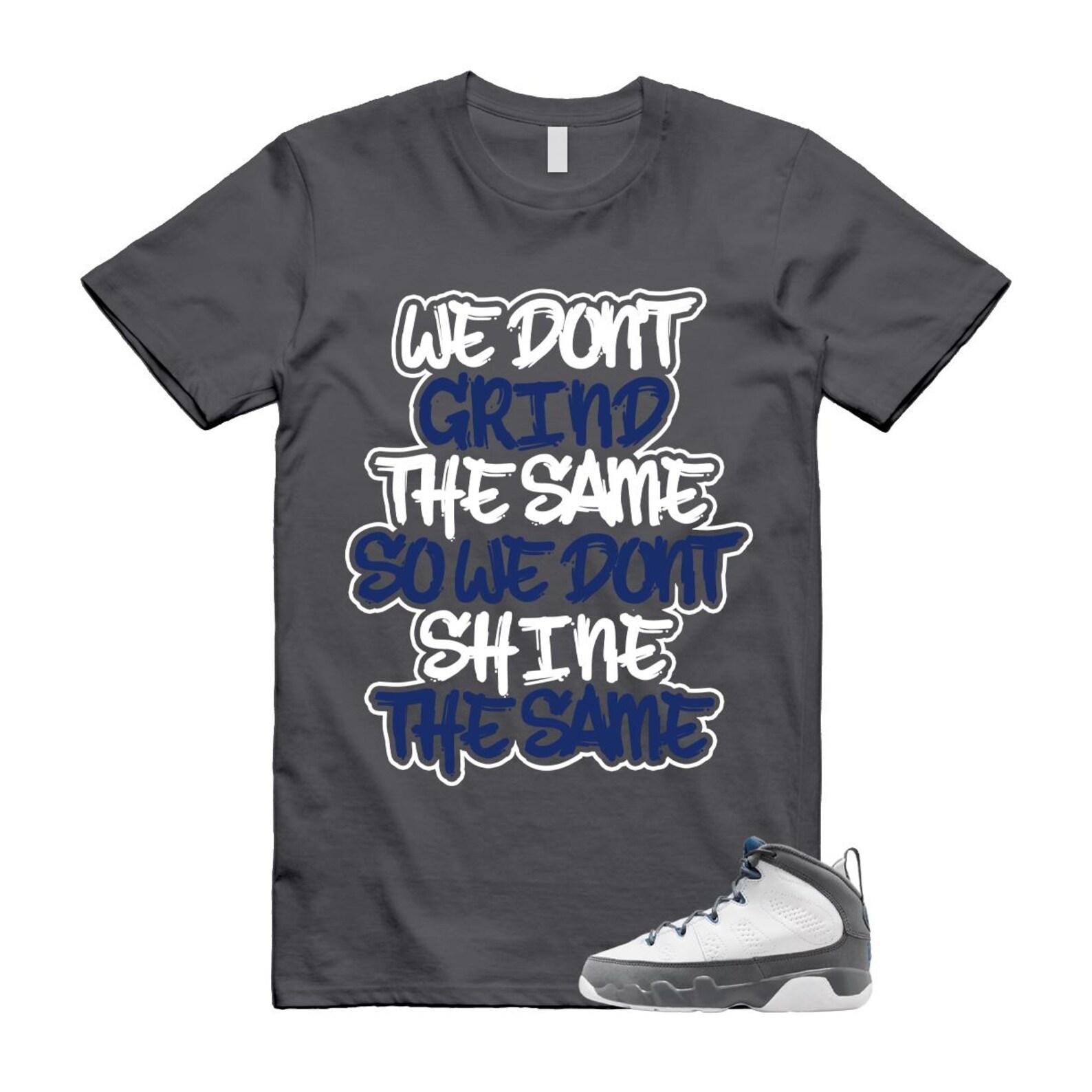 9 French Blue Flint Grey White 2026 T Shirt Match GRIND 2XL