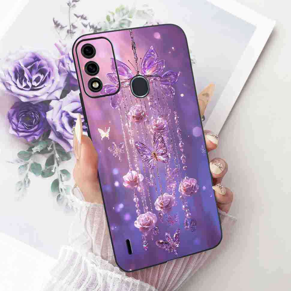 For ITEL A48 Casing Cute Lion Butterfly Silicone TPU Soft Case Protective Shockproof Back Cover For ITEL A 48 ITELA48 Phone Case