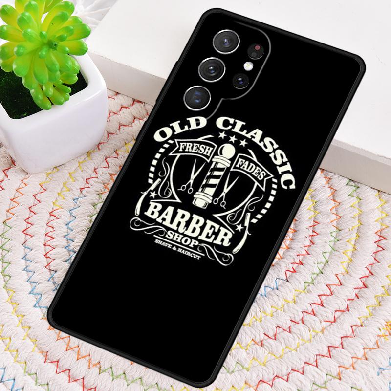 Barber Shop Hair Stylist Phone Case for Samsung Galaxy Note 10 Pro S26 Ultra S23 S24 FE S25 S21 S22 PLUS Shockproof Cove