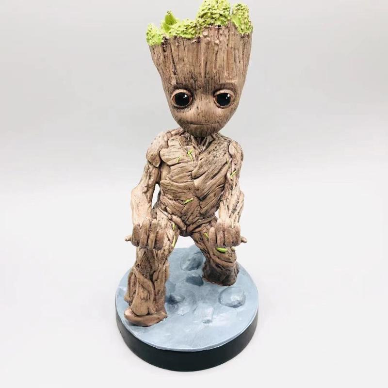 Cartoon Resin Figure Desktop Stand Universal Phone Game Controller Holder Lazy Desk Ornament