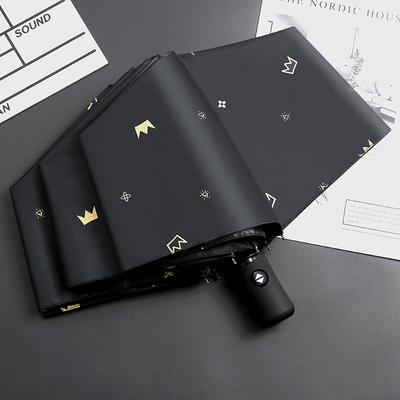 Folding Automatic Umbrella Men And Women Students Cute Sun Umbrella Sunshade Anti-ultraviolet Rain And Sunny Dual-use Umbrella